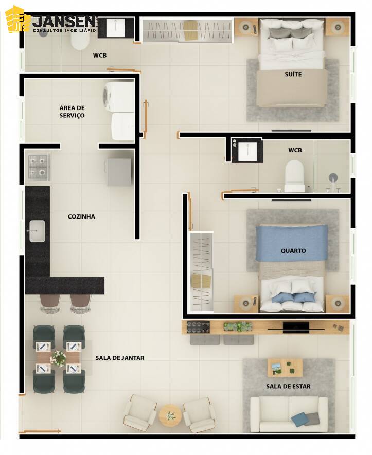 Apartamento, 2 quartos, 68 m² - Foto 24