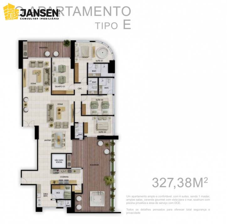 Apartamento, 4 quartos, 220 m² - Foto 57