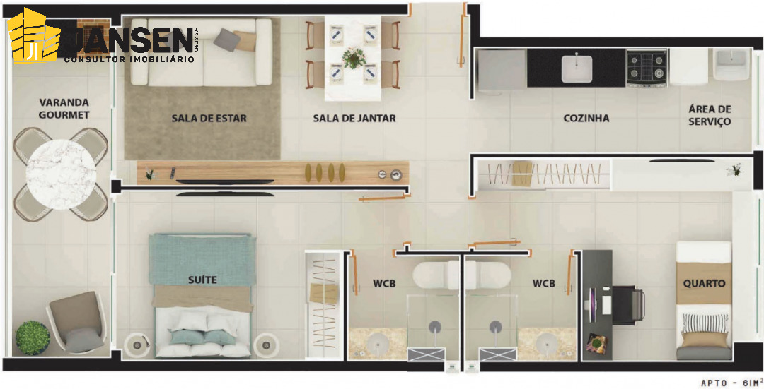 Apartamento, 2 quartos, 65 m² - Foto 18