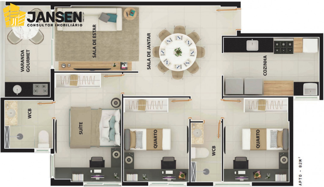 Apartamento, 2 quartos, 77 m² - Foto 20