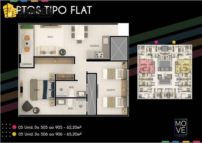 Apartamento, 2 quartos, 58 m² - Foto 22