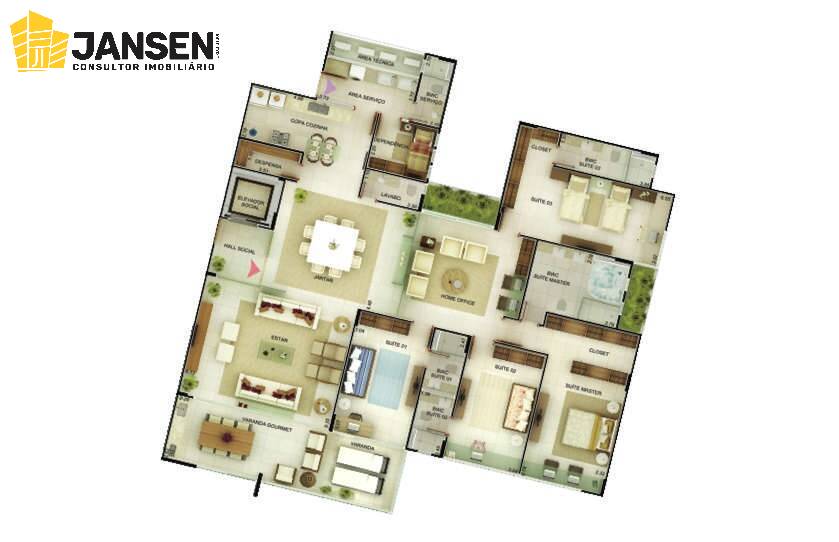 Apartamento, 4 quartos, 472 m² - Foto 24