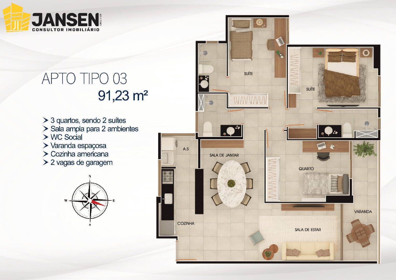 Apartamento, 3 quartos, 88 m² - Foto 19