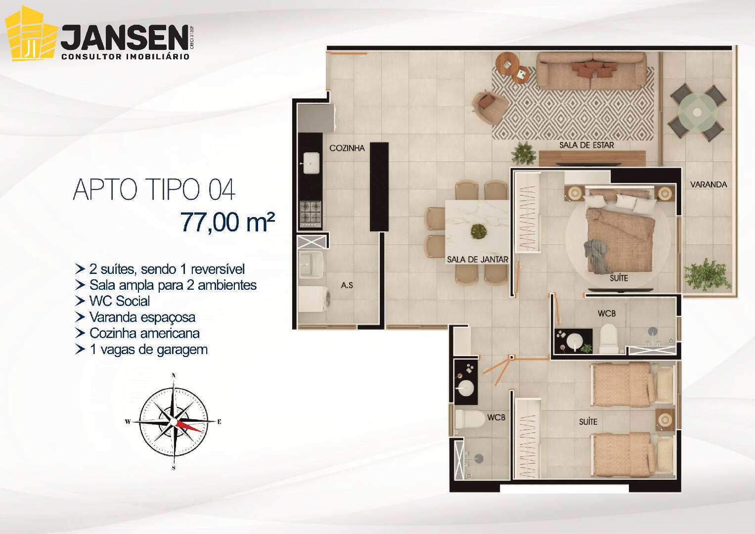 Apartamento, 3 quartos, 88 m² - Foto 20