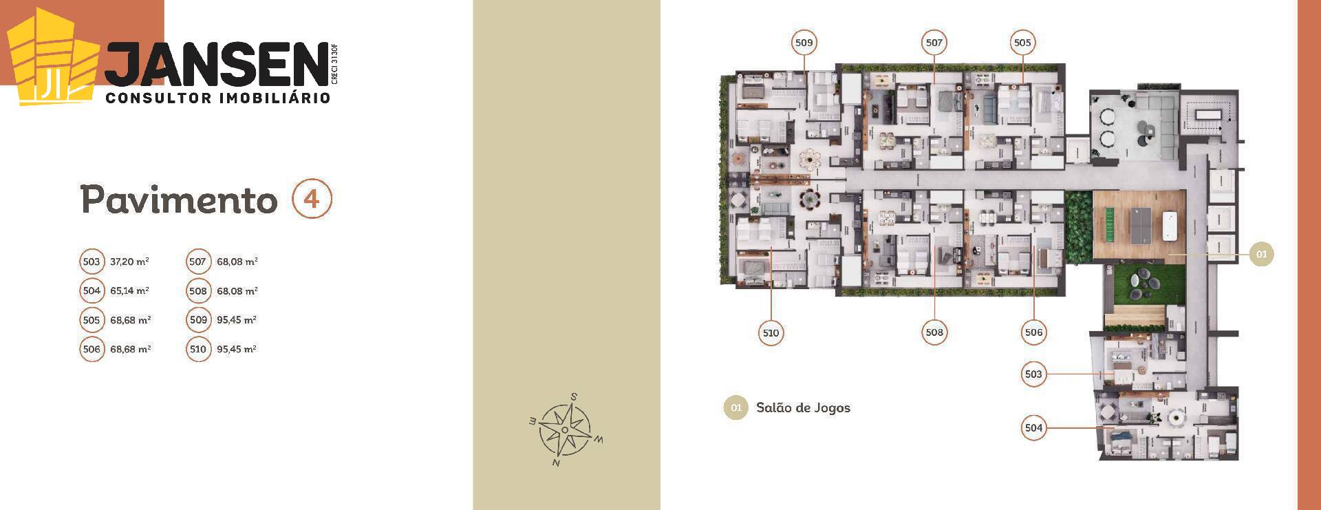 Apartamento, 1 quarto, 37 m² - Foto 26