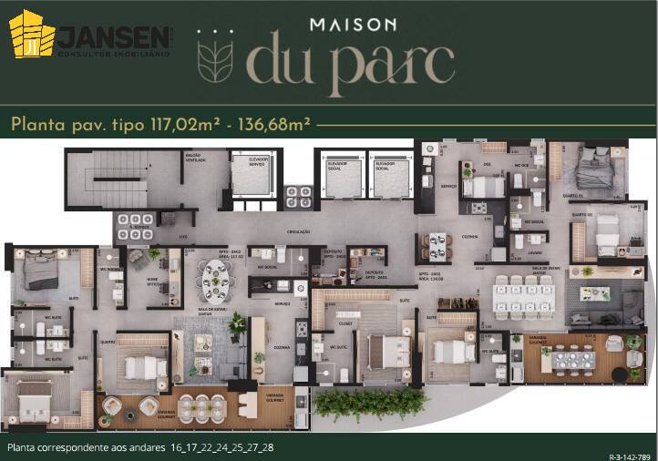 Apartamento, 3 quartos, 132 m² - Foto 41