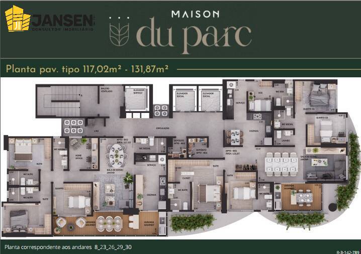 Apartamento, 3 quartos, 132 m² - Foto 40