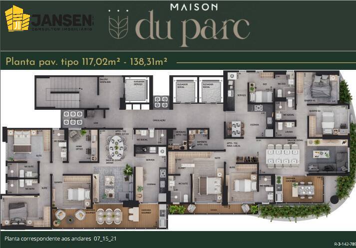 Apartamento, 3 quartos, 132 m² - Foto 39