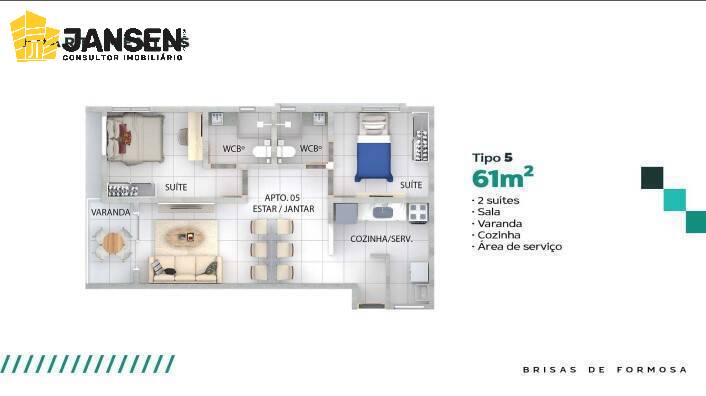 Apartamento, 2 quartos, 54 m² - Foto 18