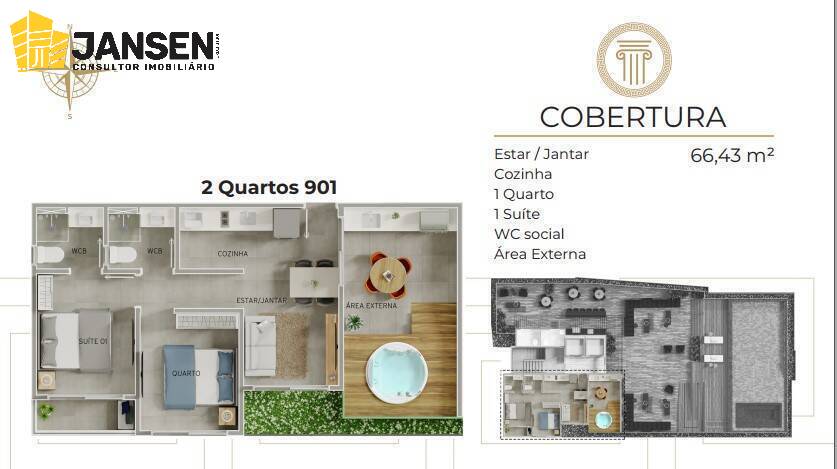 Apartamento, 2 quartos, 53 m² - Foto 37