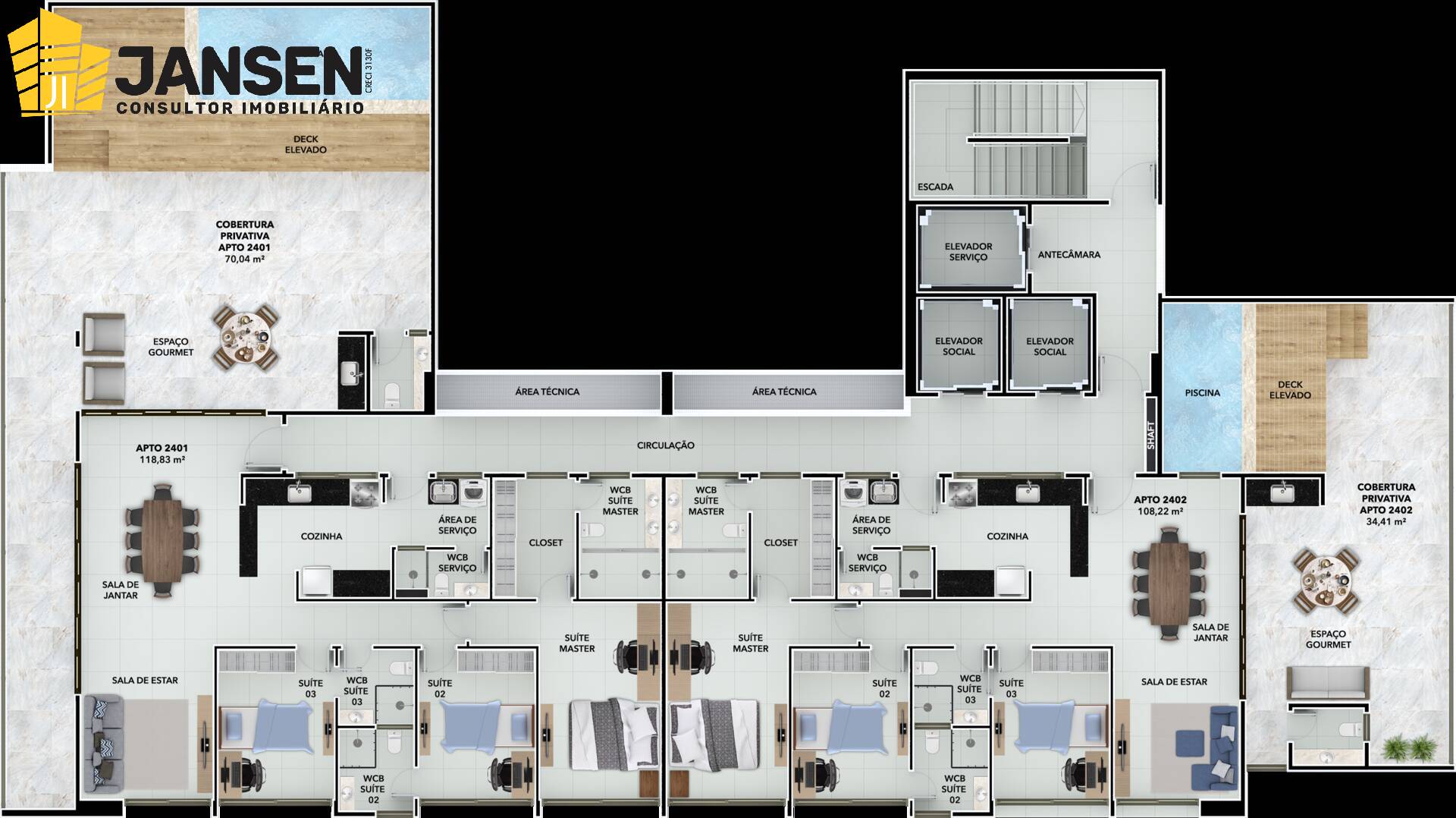 Apartamento, 2 quartos, 61 m² - Foto 18