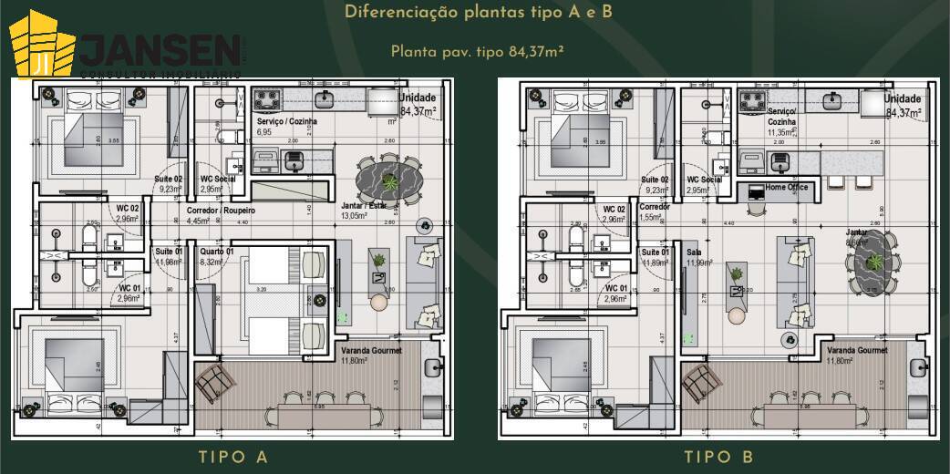 Apartamento, 3 quartos, 78 m² - Foto 55