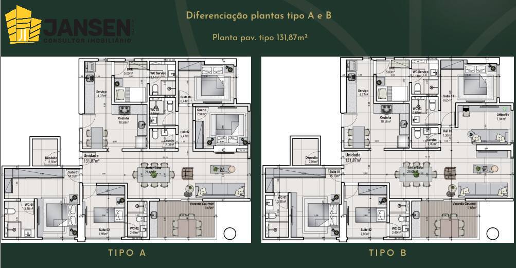 Apartamento, 3 quartos, 78 m² - Foto 58