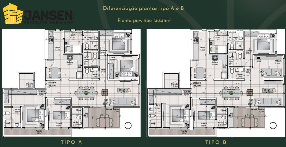 Apartamento, 3 quartos, 78 m² - Foto 60