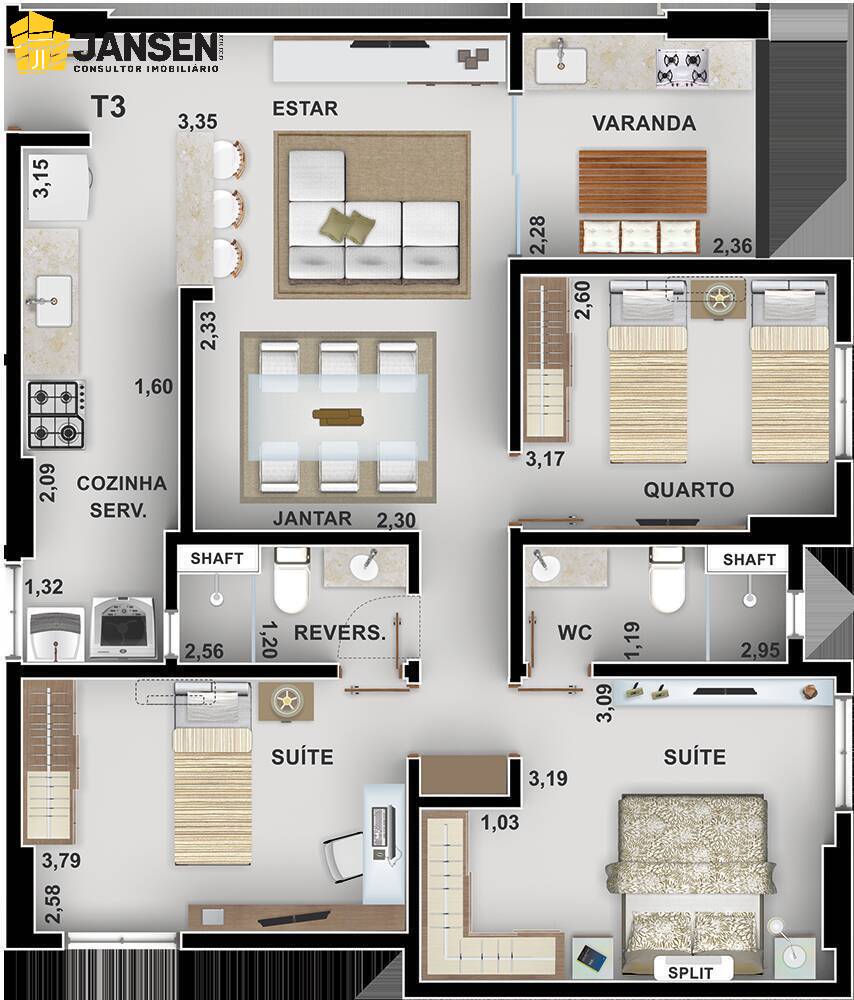 Apartamento, 3 quartos, 82 m² - Foto 13