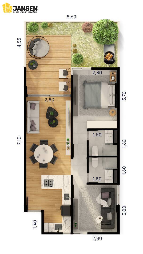 Apartamento, 2 quartos, 62 m² - Foto 10