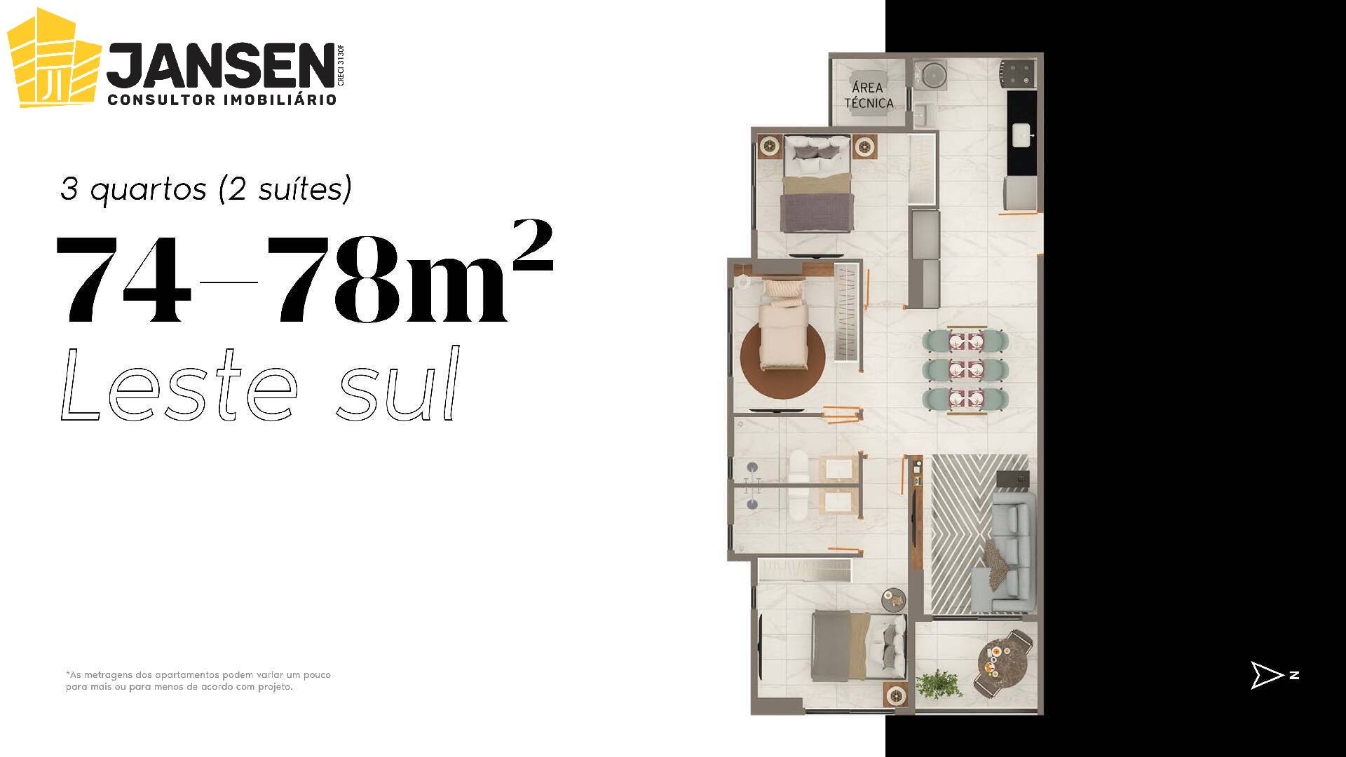 Apartamento, 3 quartos, 78 m² - Foto 14