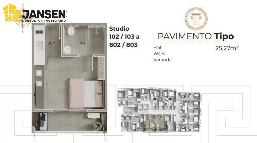 Apartamento, 1 quarto, 19 m² - Foto 28