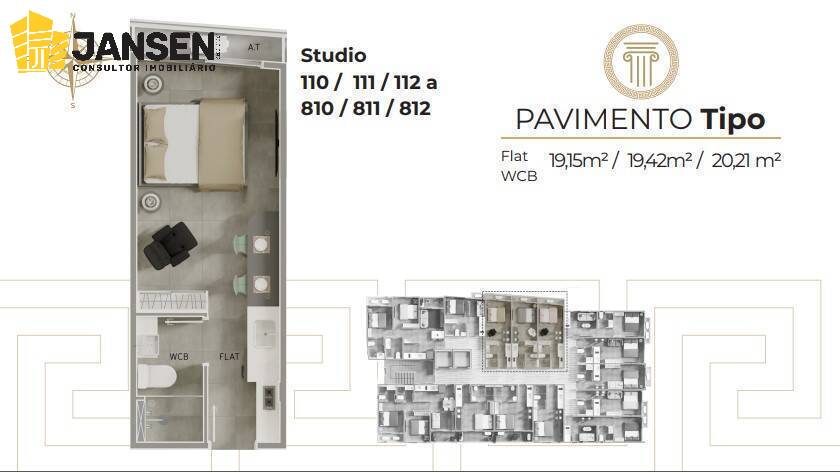 Apartamento, 1 quarto, 19 m² - Foto 32