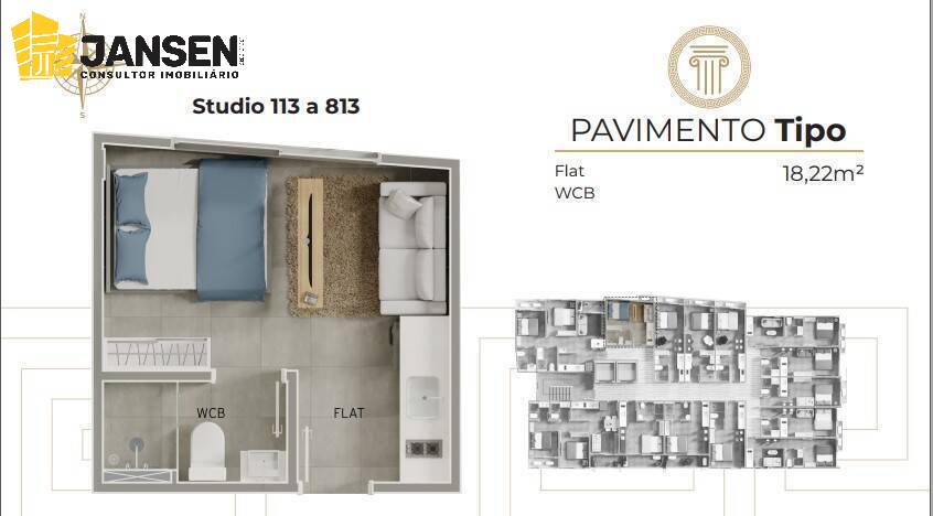 Apartamento, 1 quarto, 19 m² - Foto 33
