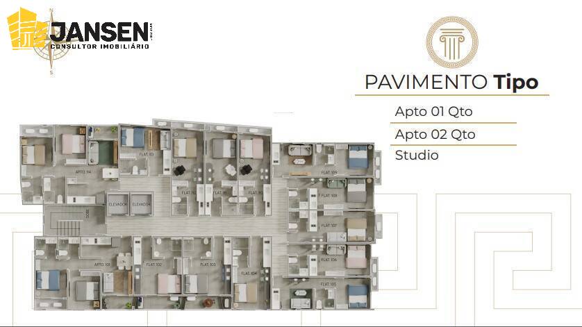 Apartamento, 1 quarto, 25 m² - Foto 26