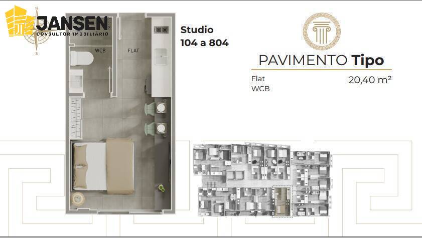 Apartamento, 1 quarto, 25 m² - Foto 29