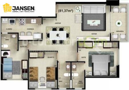 Apartamento, 2 quartos, 54 m² - Foto 11