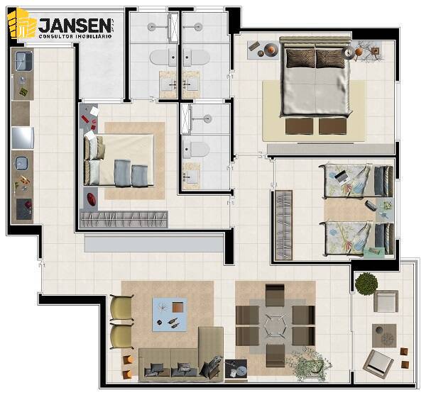 Apartamento, 3 quartos, 89 m² - Foto 13