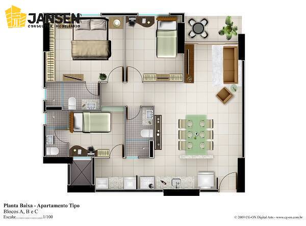 Cobertura, 3 quartos, 158 m² - Foto 28